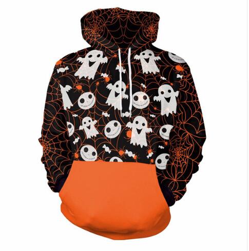 Unisex Funny Halloween Hoodies With Different Patterns