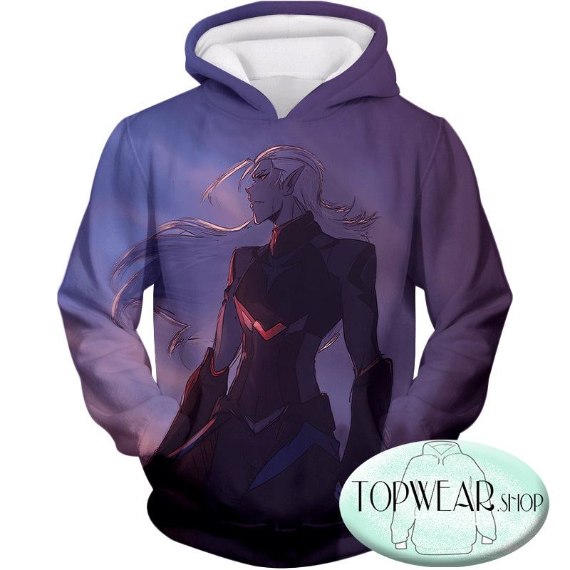 Voltron Legendary Defender Hoodies - Lotor Cool Cartoon Pullover Hoodie