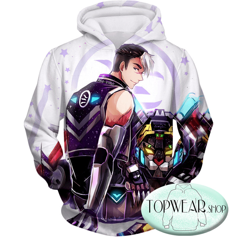 Voltron Legendary Defender Hoodies - Shiro Lion Paladin Awesome Cartoon Pullover Hoodie