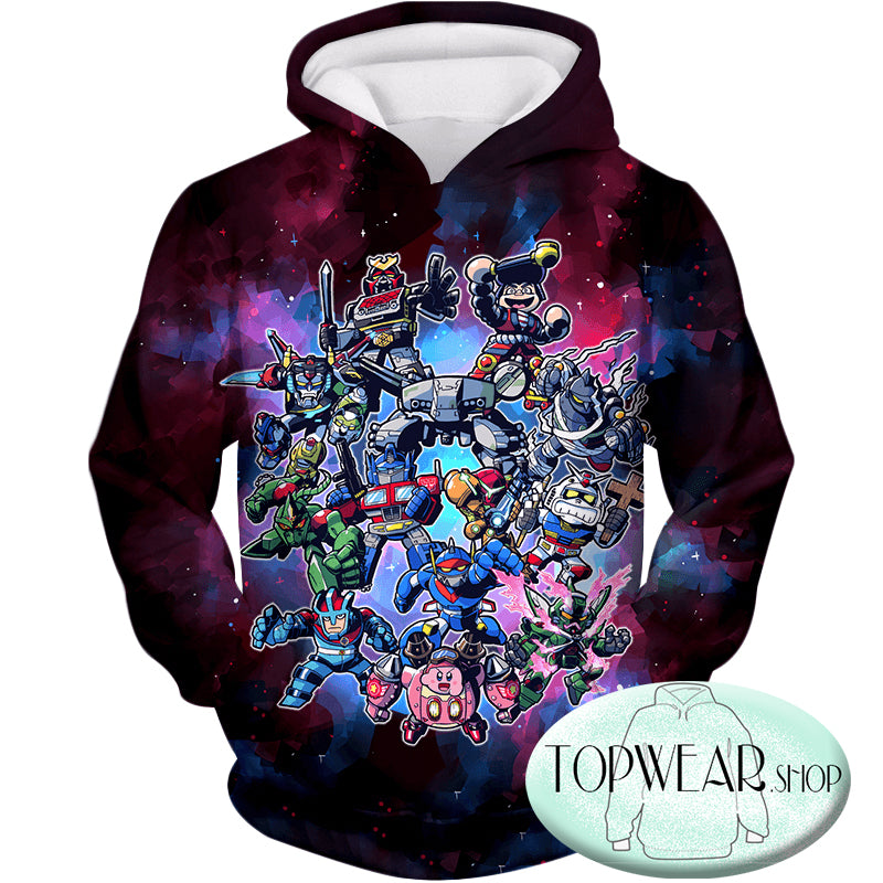 Voltron Legendary Defender Hoodies - Super Cool Voltron Force Ultimate Pullover Hoodie