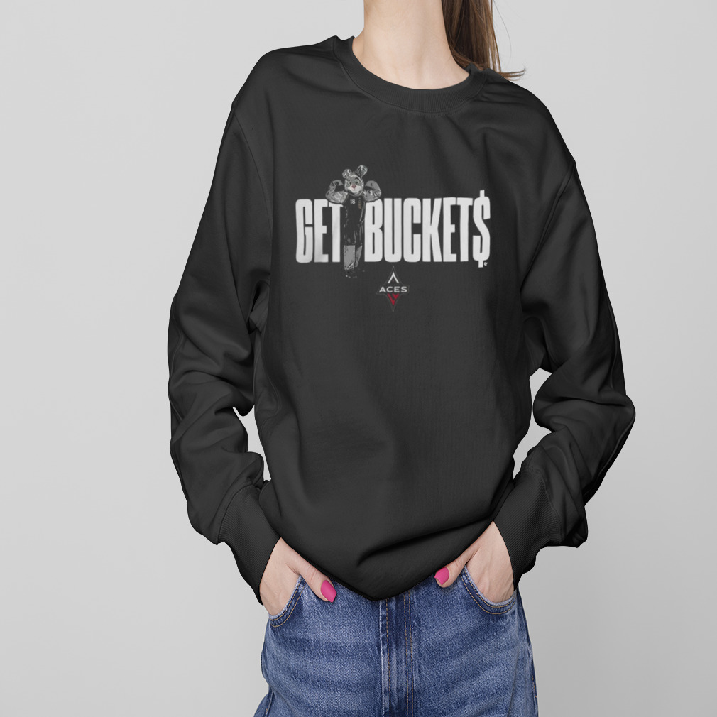 Las Vegas Aces Get Bucket$ Mascot T Shirt, hoodie, sweater and