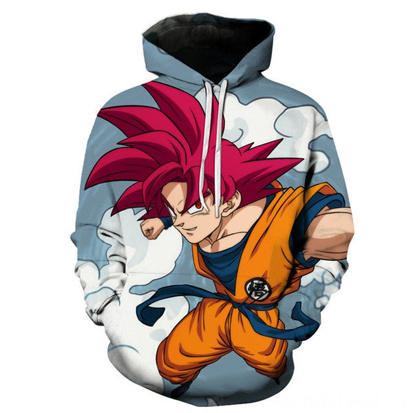 3D Digital Printed Dragon Ball Hoodie