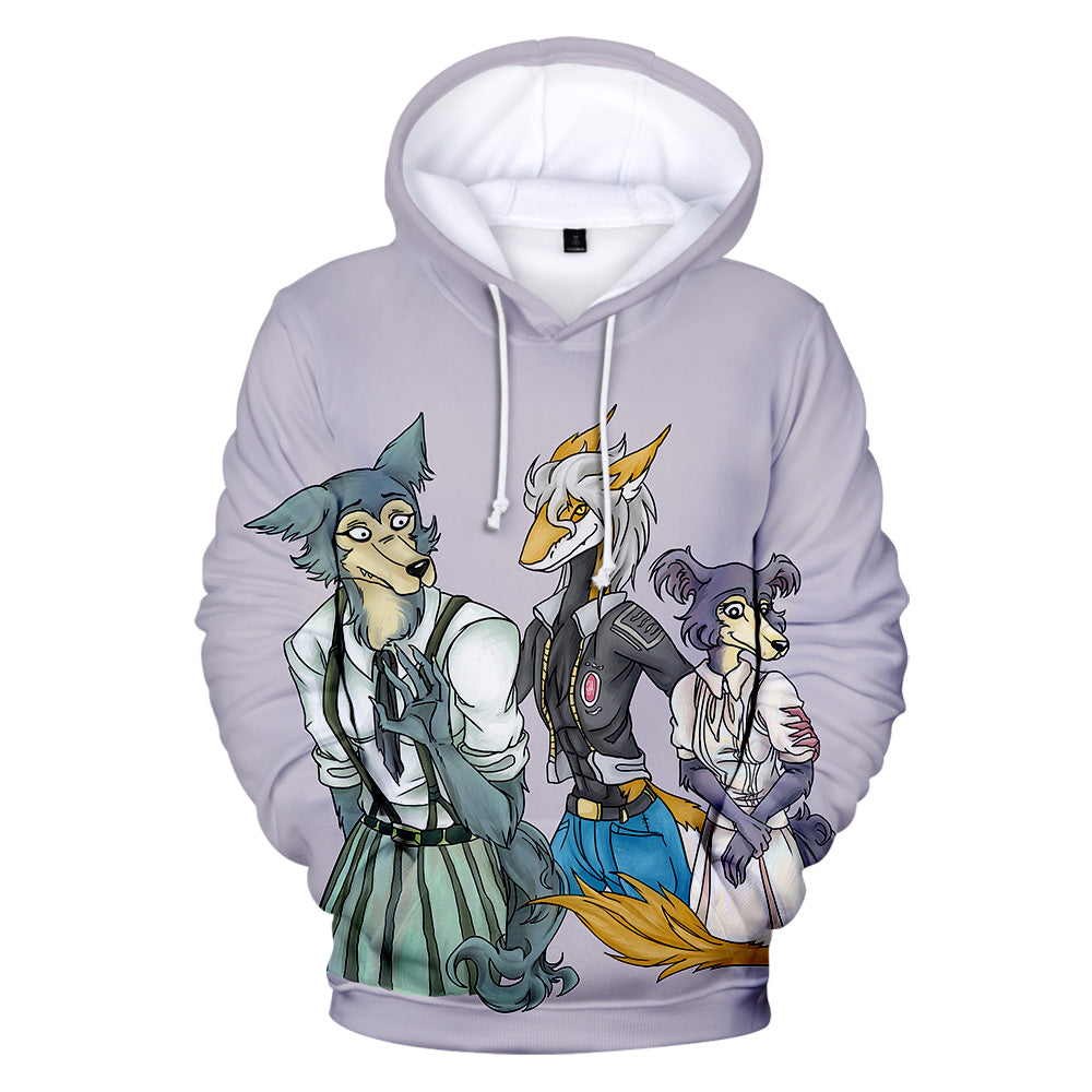 3D Printed Anime BEASTARS Hoodies - The Wolf elements Sweatshirt