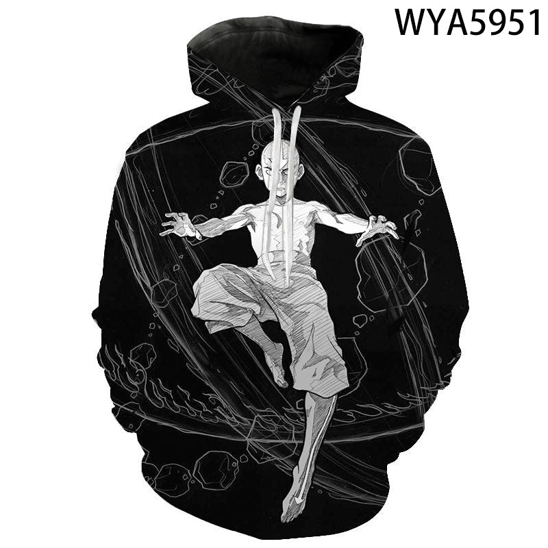 Anime Avatar The Last Airbender 3D Printed Sweatshirt Pullovers Hoodies