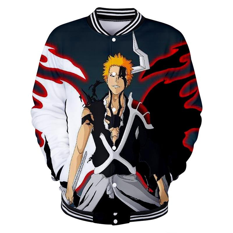 Anime Bleach 3D Jacket Coat Sweatshirts