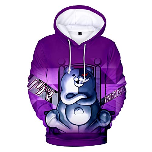 Anime Danganronpa Hoodies - Unisex Monokuma 3D Pullover Hoodie