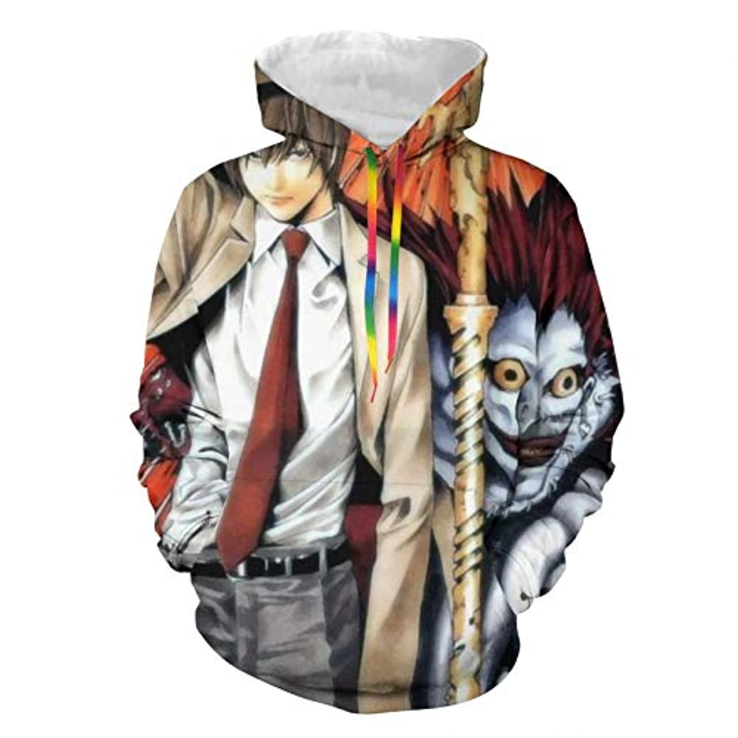 Anime Death Note Hoodie - Yagami Light 3D Print Pullover Hoodie