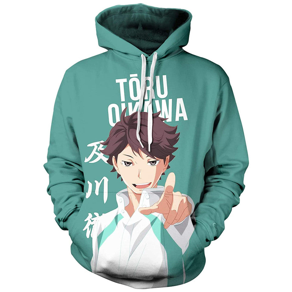 Anime Haikyuu Costume Hoodie Pullover - 3D Printed Hooded Sweatshirt