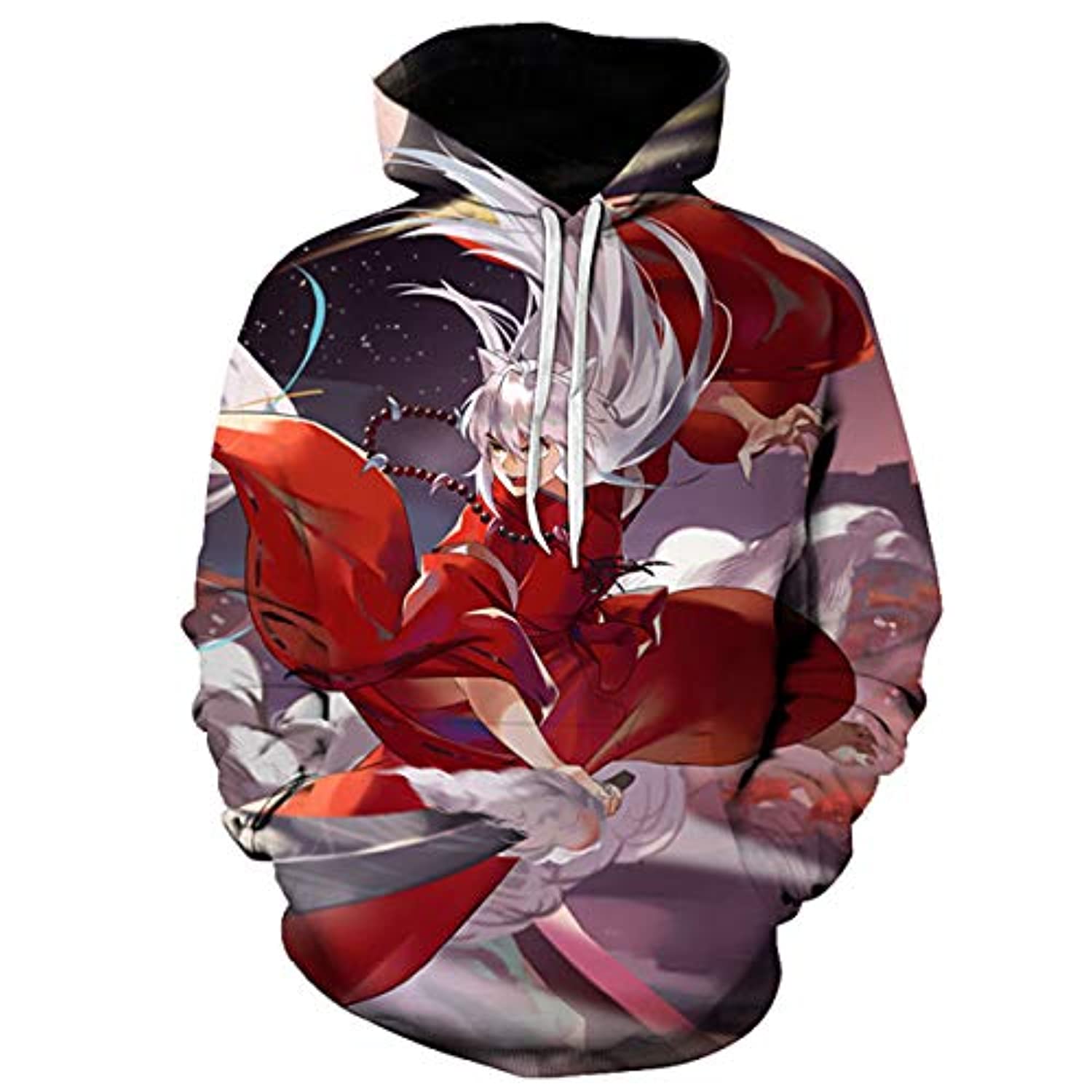 Anime Inuyasha Hoodies - Inuyasha Unisex 3D Printed Pullover Hooded Sweatshirt