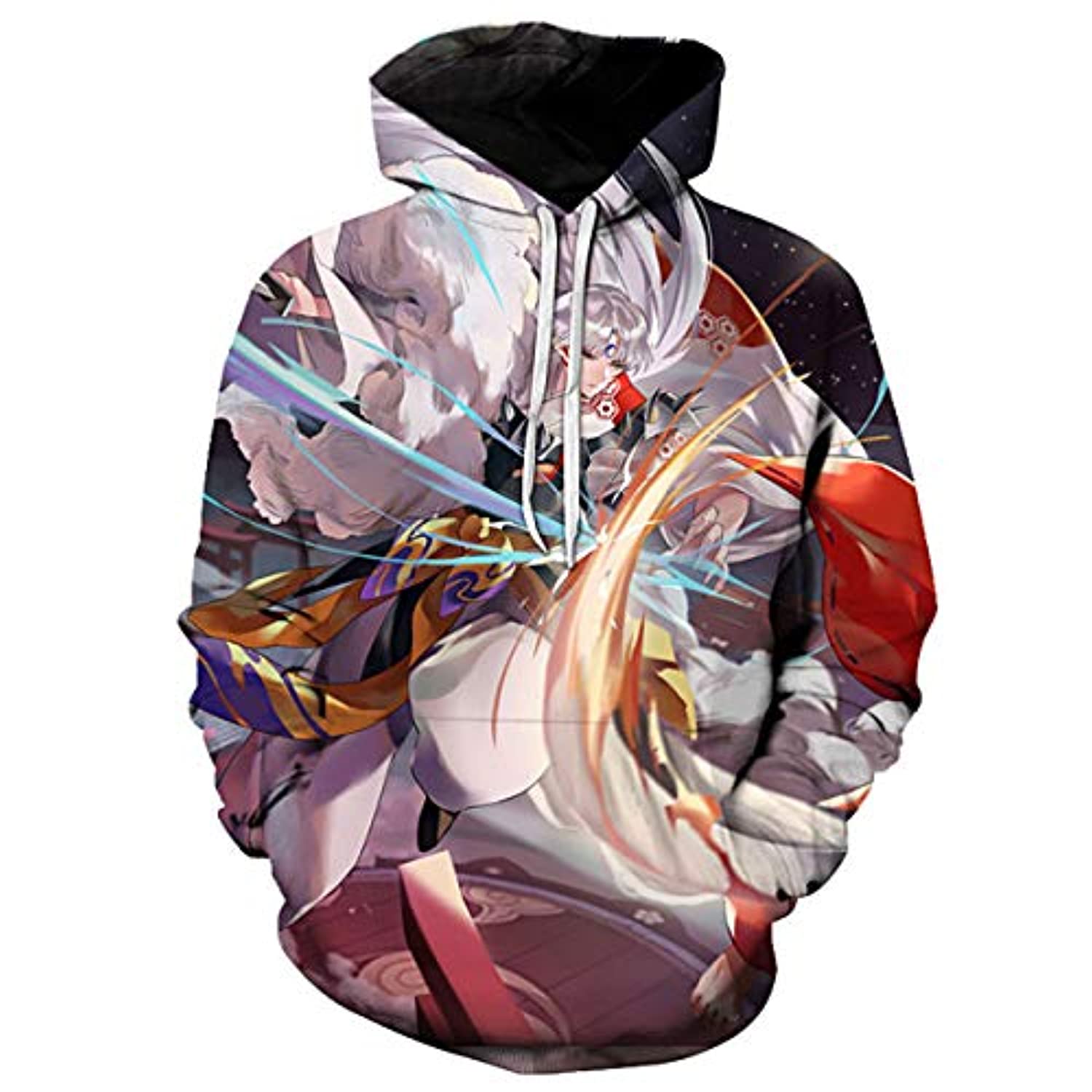 Anime Inuyasha Hoodies - Sesshōmaru Unisex 3D Printed Pullover Hooded Sweatshirt