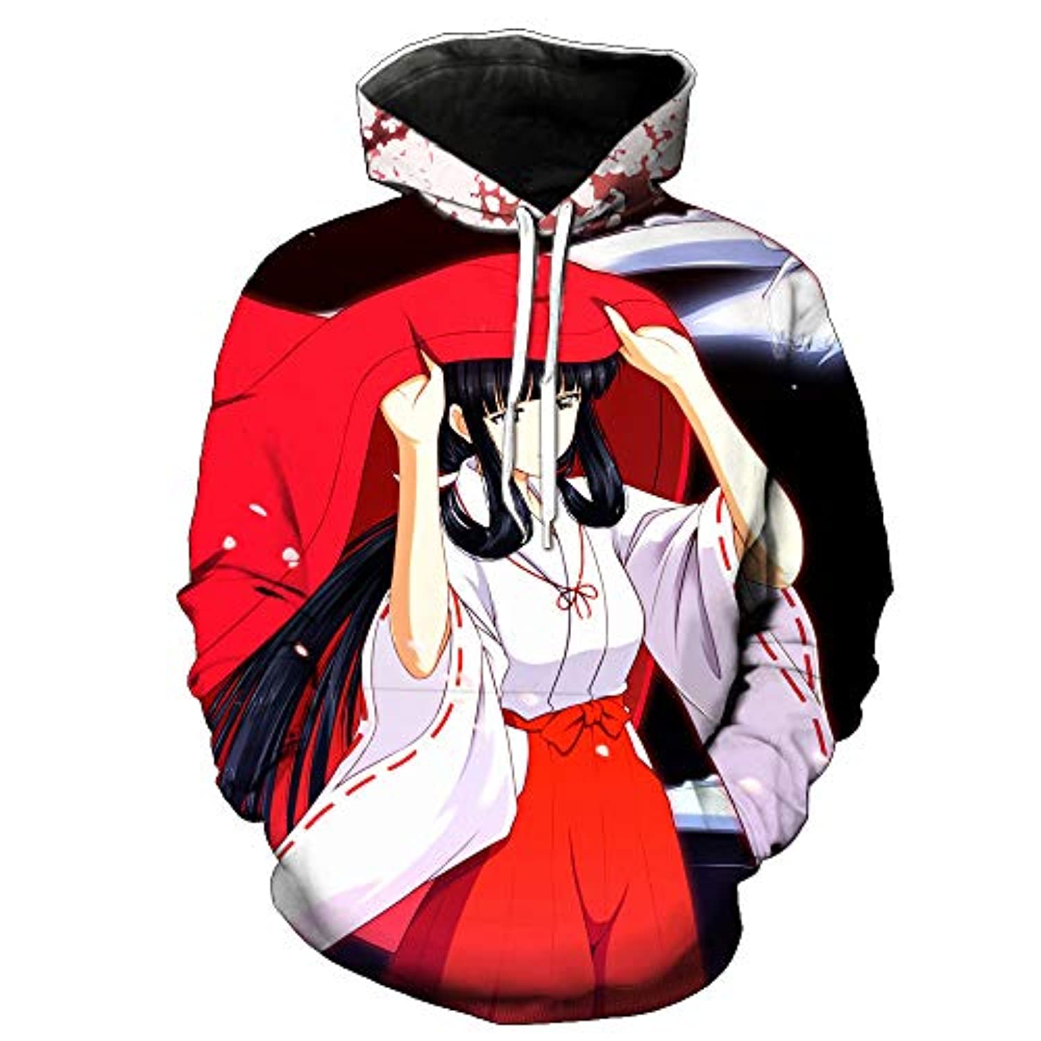 Anime Inuyasha Hoodies - Unisex 3D Printed Pullover Hooded Sweatshirt