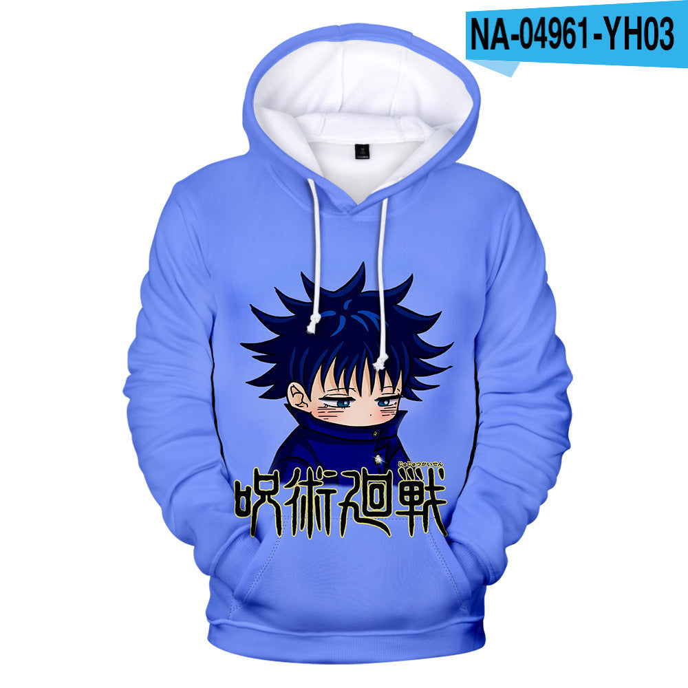 Anime Jujutsu Kaisen Hoodies - 3D Printed Pullover Sweatshirt