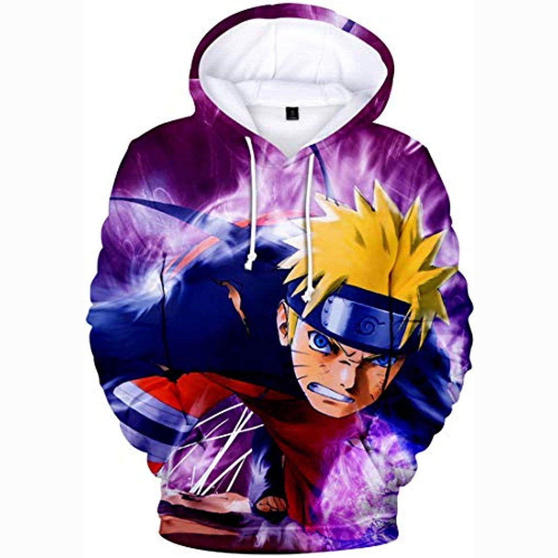 Anime Naruto Hoodie Uzumaki Naruto Pullover Hoodie