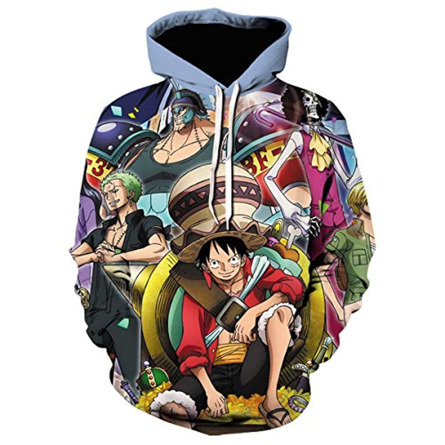 Anime One Piece 3D Printed Hoodie - Monkey D Luffy Pullover