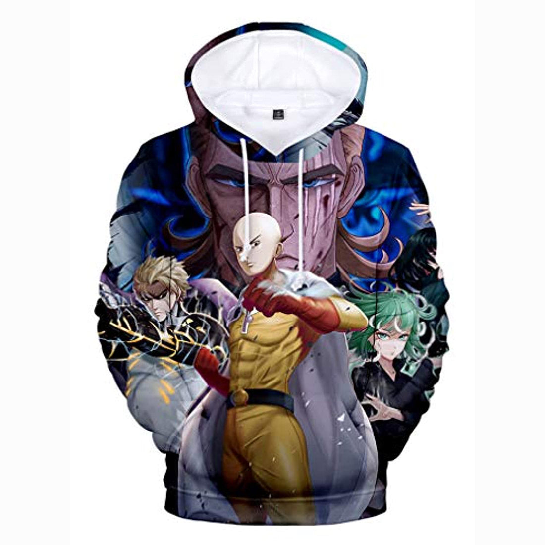 Anime One Punch Man Hoodies - Saitama Characters 3D Print Pullover Hoodie