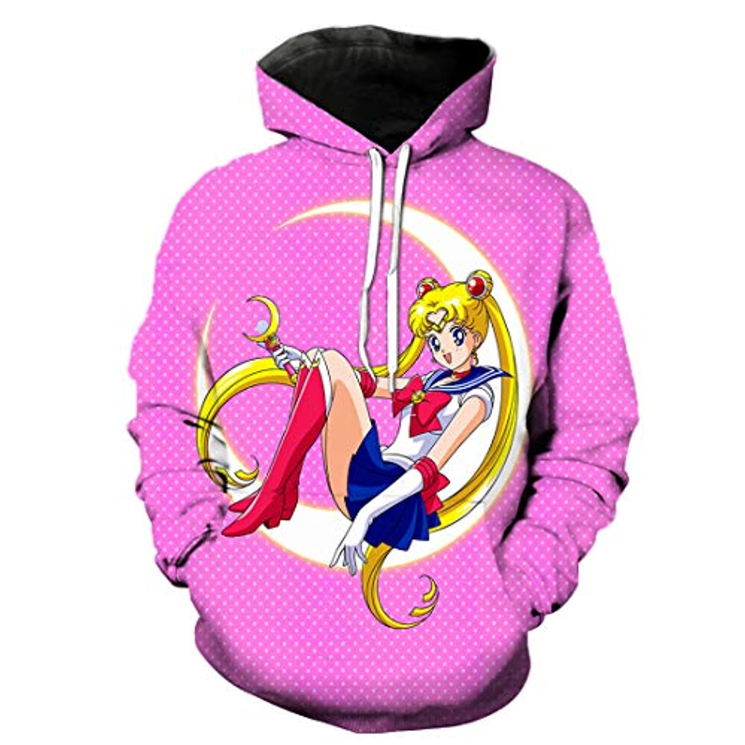 Anime Sailor Moon Hoodie - Sailor Moon 3D Print Pullover Hoodie