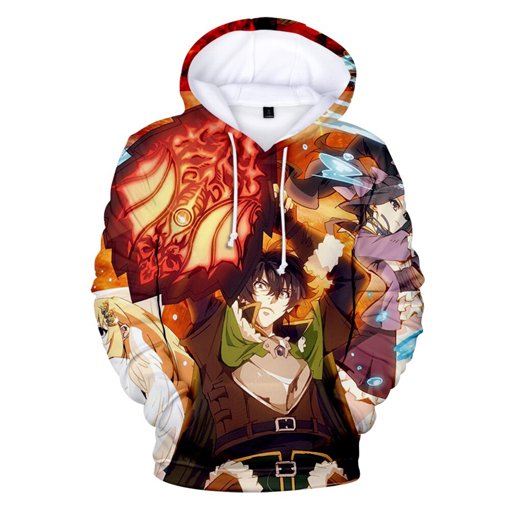 Anime The Rising Of The Shield Hero 3D Hoodies - Cartoon Sweatshirts Pullovers