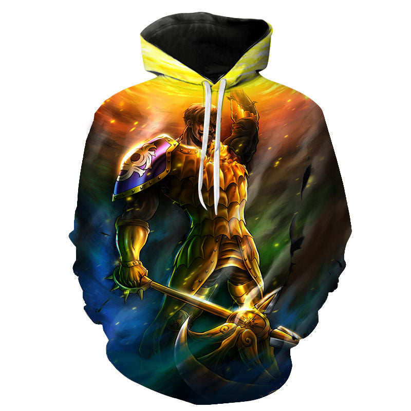 Anime The Seven Deadly Sins 3D Print Hoodies Sweatshirts Pullover