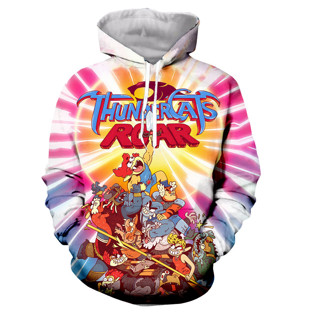 Anime Thundercats 3D Printed Sweatshirts - Funny Fashion Long Sleeves Hoodies