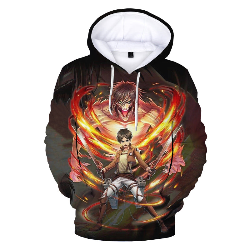 Attack on Titan 3D Print Hoodie Sweatshirts Pullover