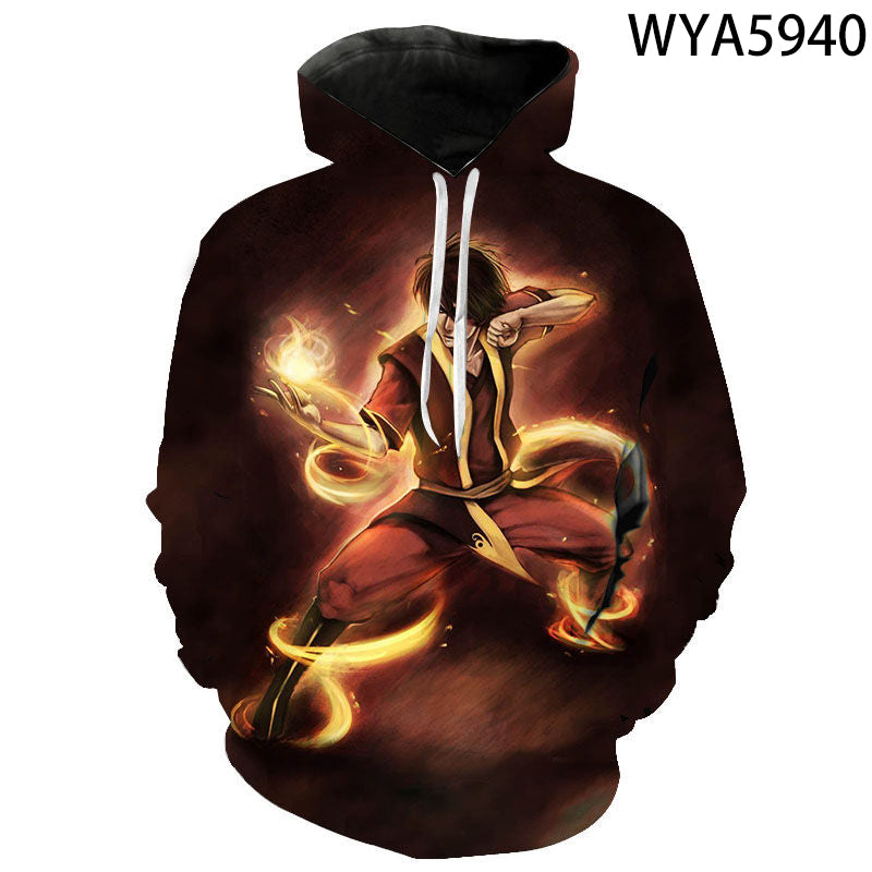 Avatar The Last Airbender 3D Printed Hoodies - Anime Sweatshirt Pullovers