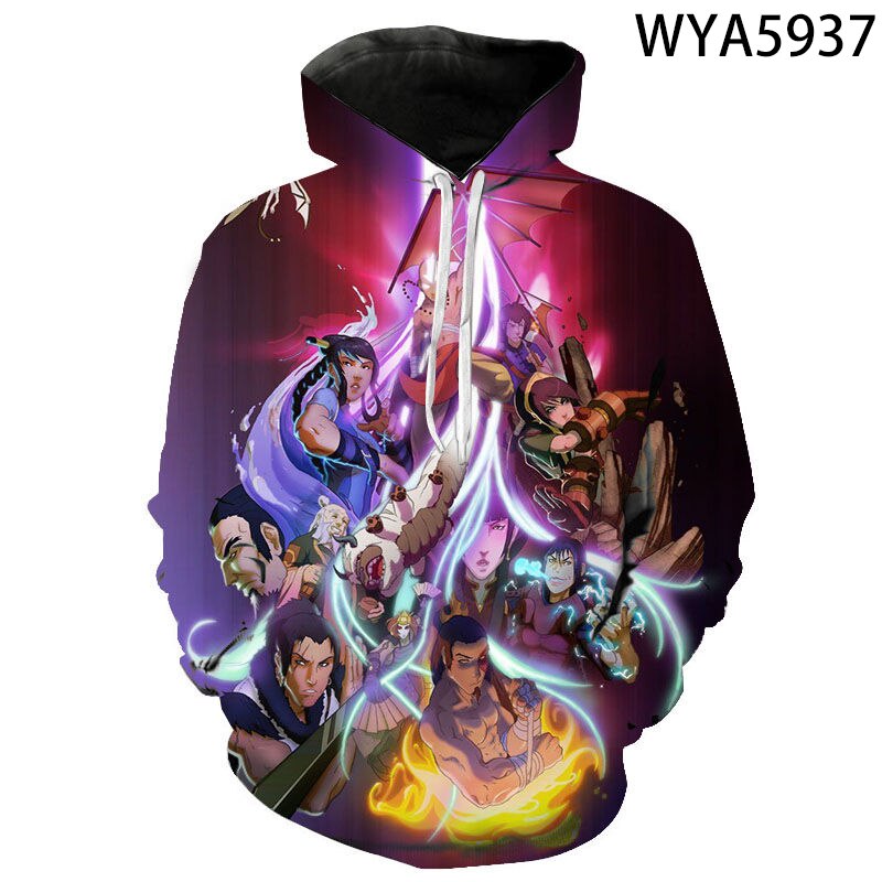 Avatar The Last Airbender 3D Printed Hoodies Sweatshirt