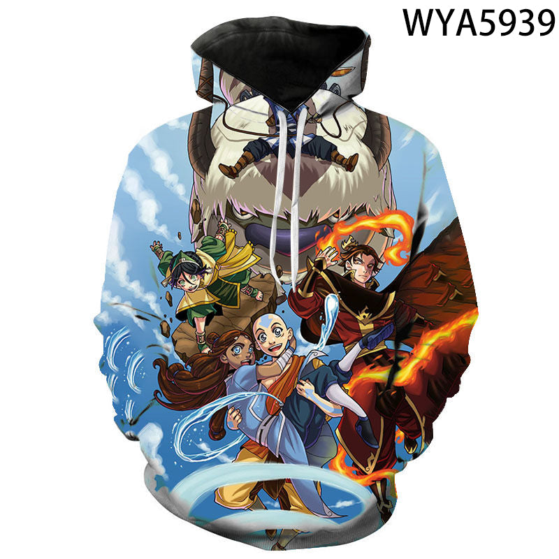 Avatar The Last Airbender Hoodies - Anime 3D Printed Sweatshirt