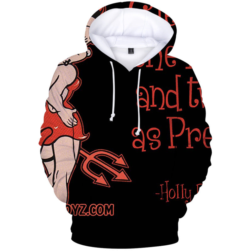 Betty Boop 3D Print Fashion Sweatshirts Pullover Hoodie