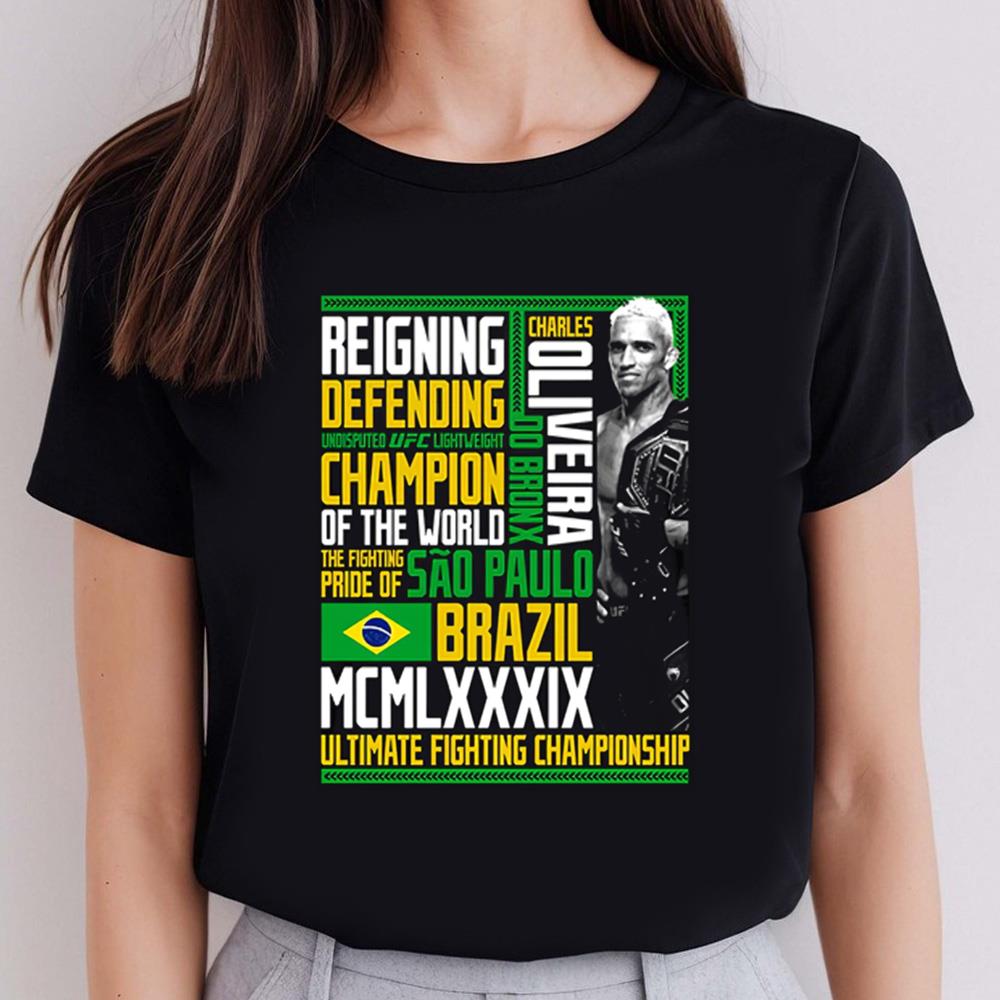 Charles Oliveira Unisex T-shirt For Mens Womens