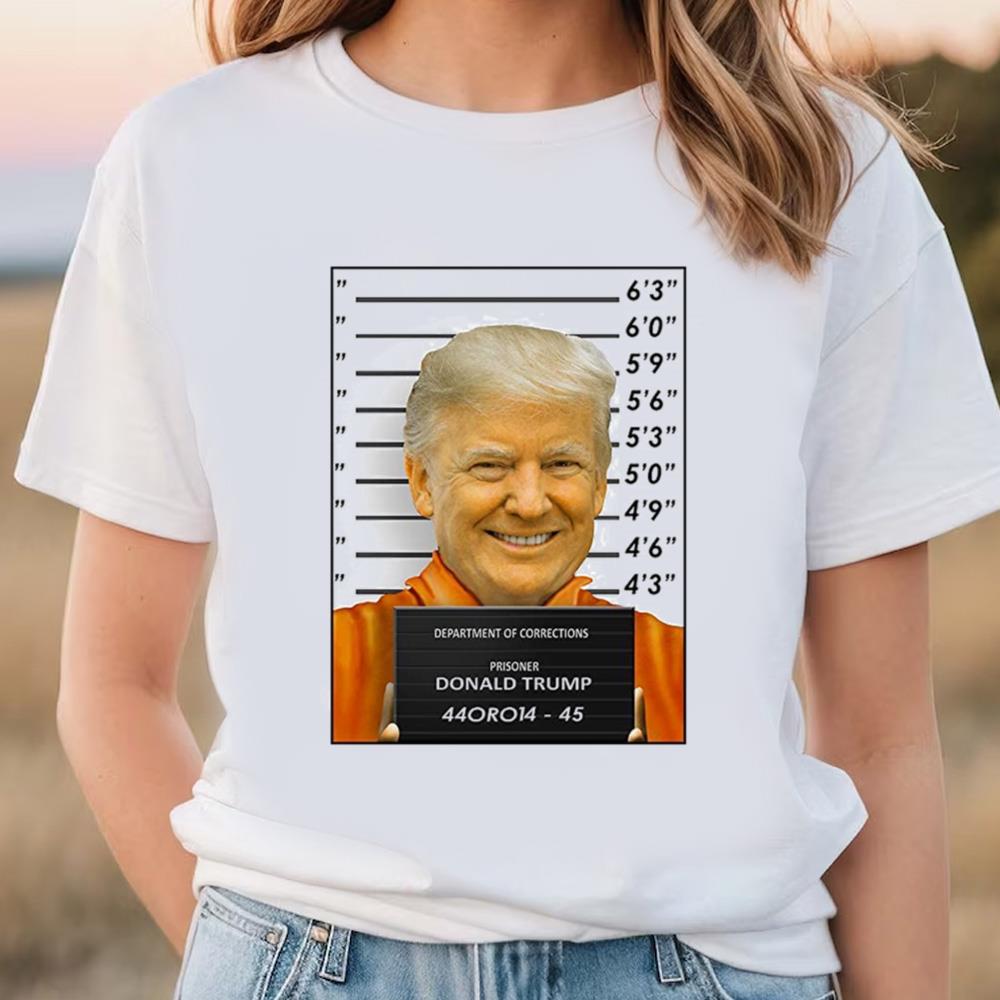 Cheap Funny Donald Trump Mugshot T-Shirt