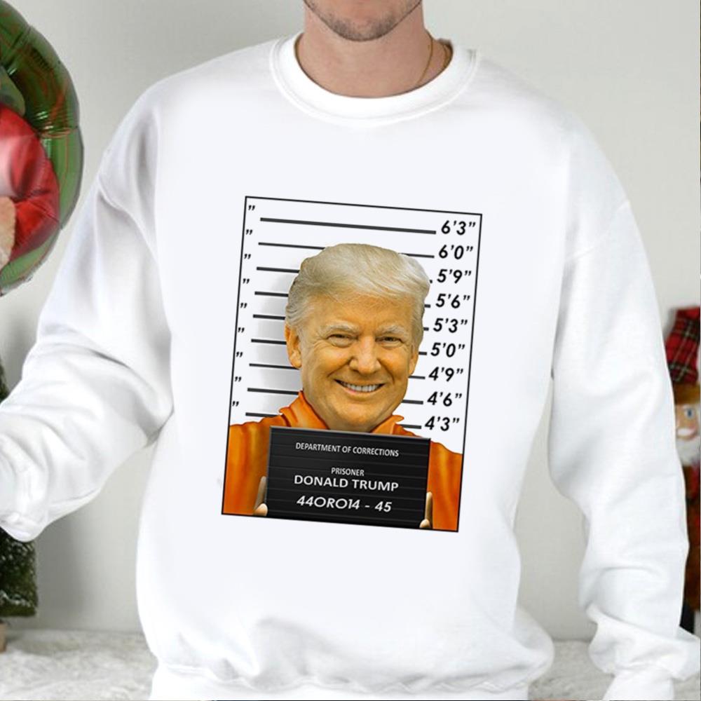 Cheap Funny Donald Trump Mugshot T-Shirt