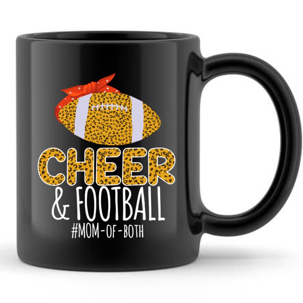 Cheer Mom And Football Mom T-Shirt