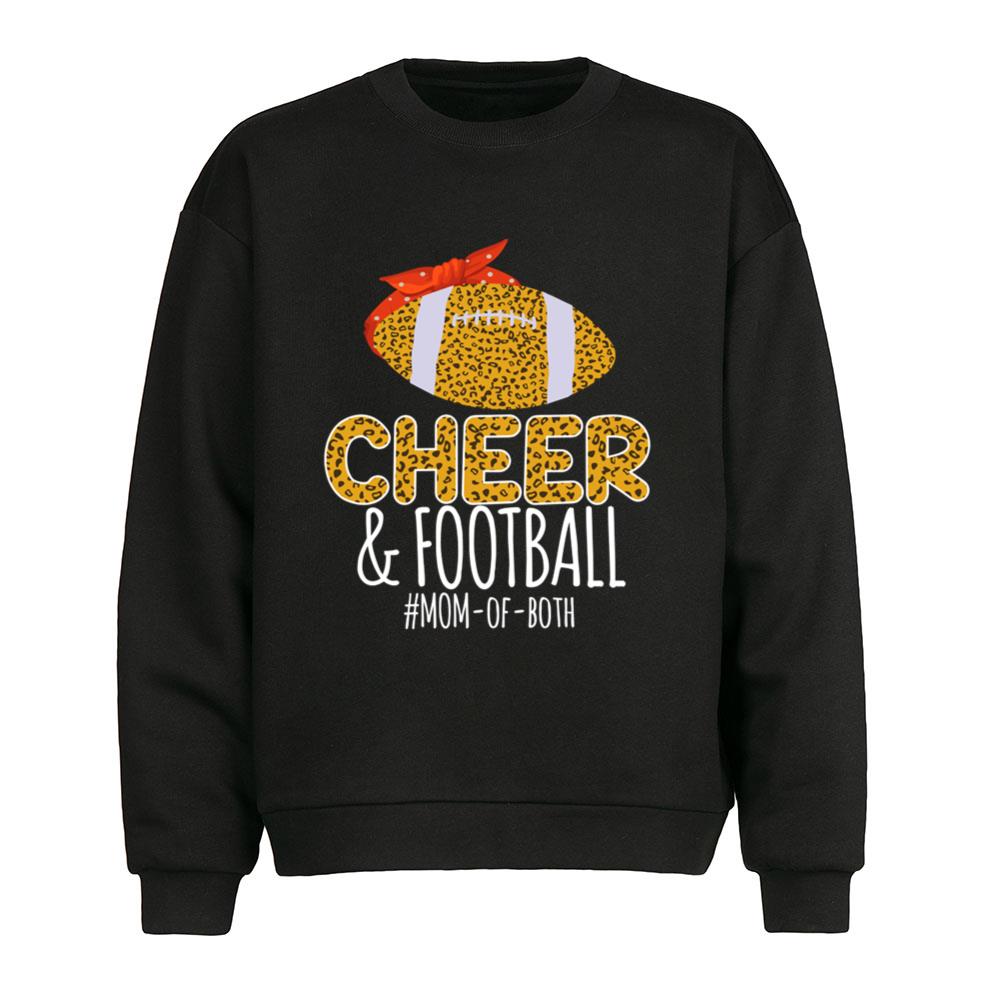 Cheer Mom And Football Mom T-Shirt