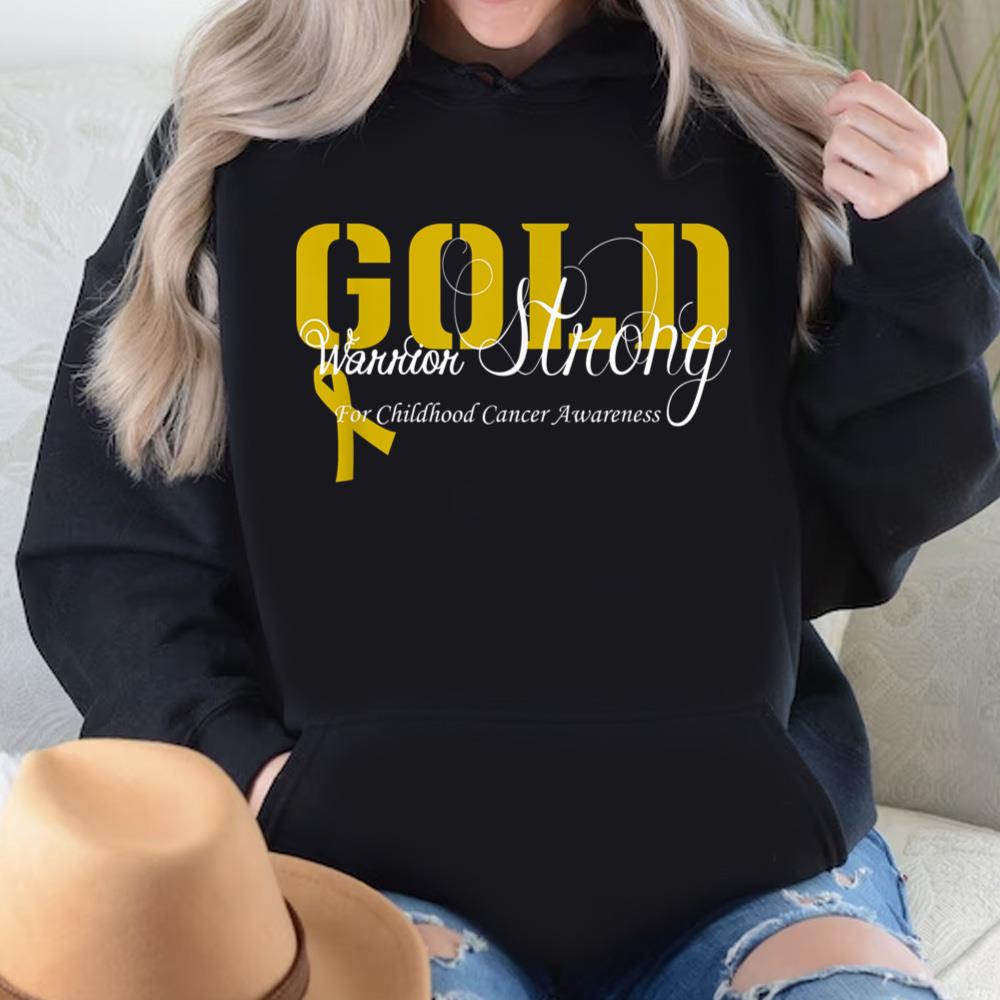 Childhood Cancer Awareness Shirt Upporter Strong Warrior