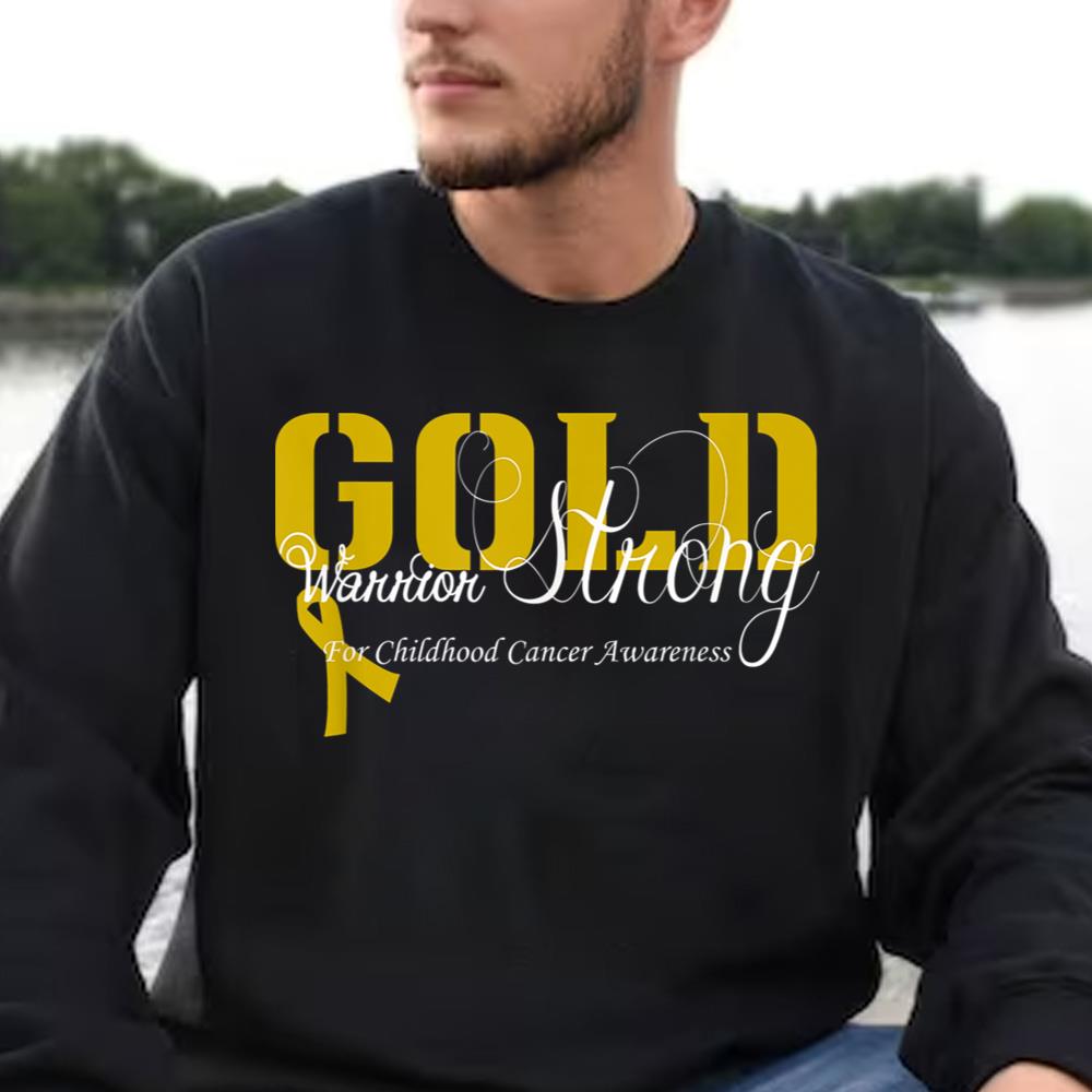 Childhood Cancer Awareness Shirt Upporter Strong Warrior