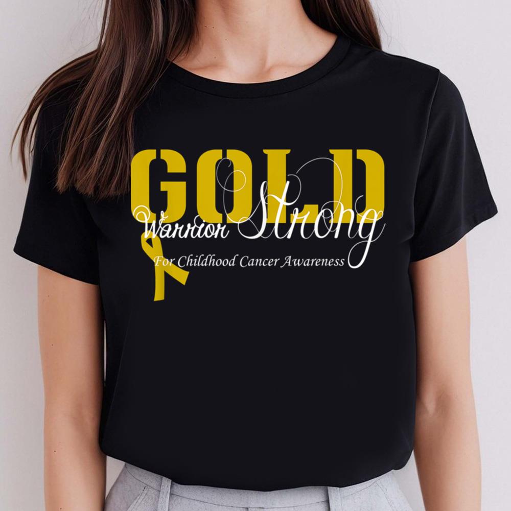 Childhood Cancer Awareness Shirt Upporter Strong Warrior
