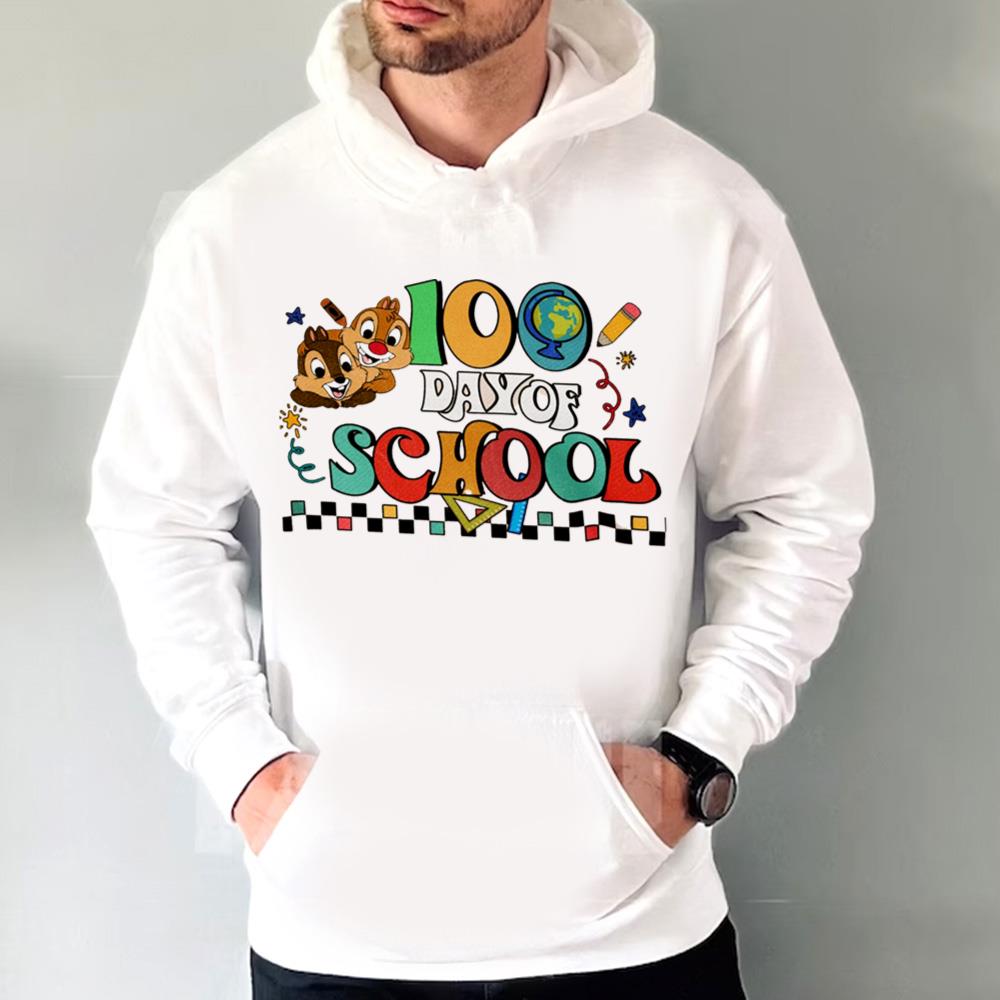 Chip And Dale 100 Days Of School Shirt, Disney 100 Day of School Shirt