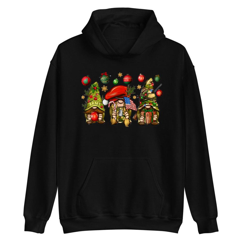 Christmas Army Gnomes USA Army Soldier Gnome T-Shirt
