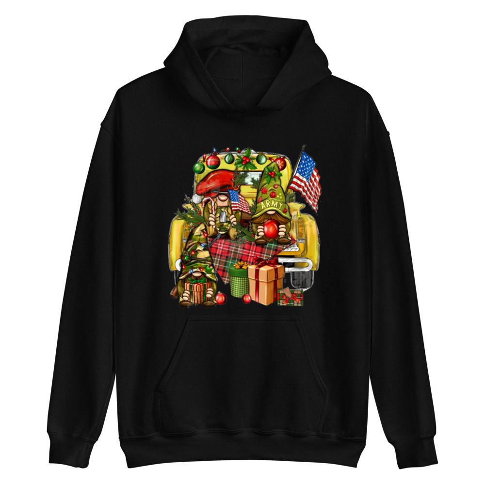 Christmas Army Gnomes truck Merry Christmas T-Shirt