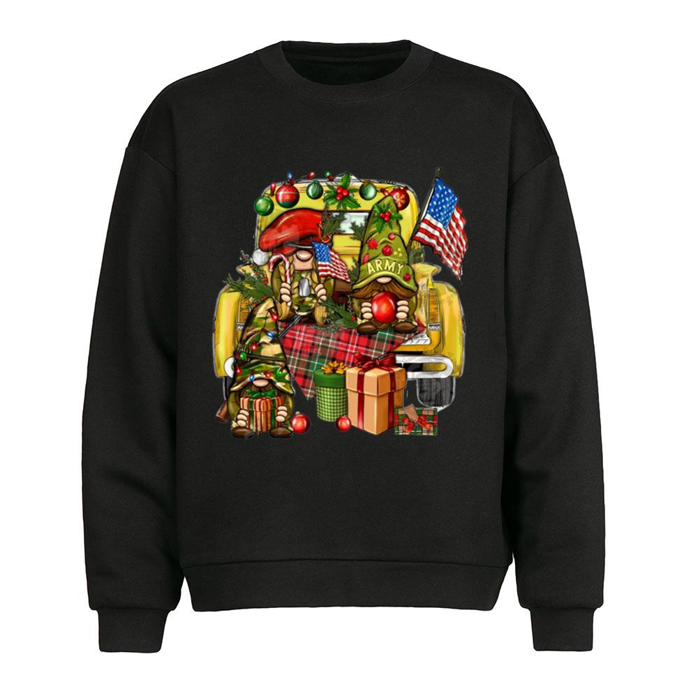 Christmas Army Gnomes truck Merry Christmas T-Shirt