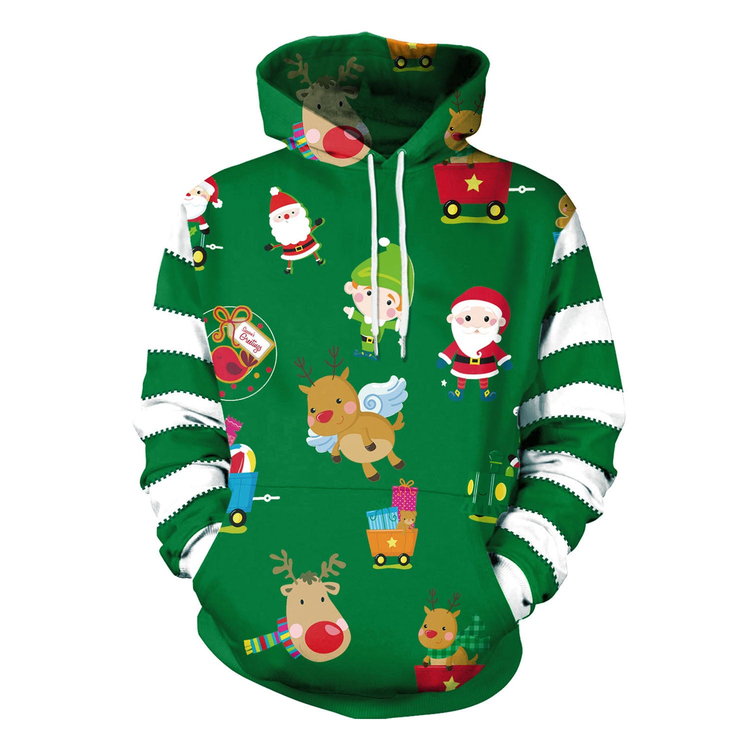 Christmas Hoodies - Cartoon Anime Character 3D Print Hoodie