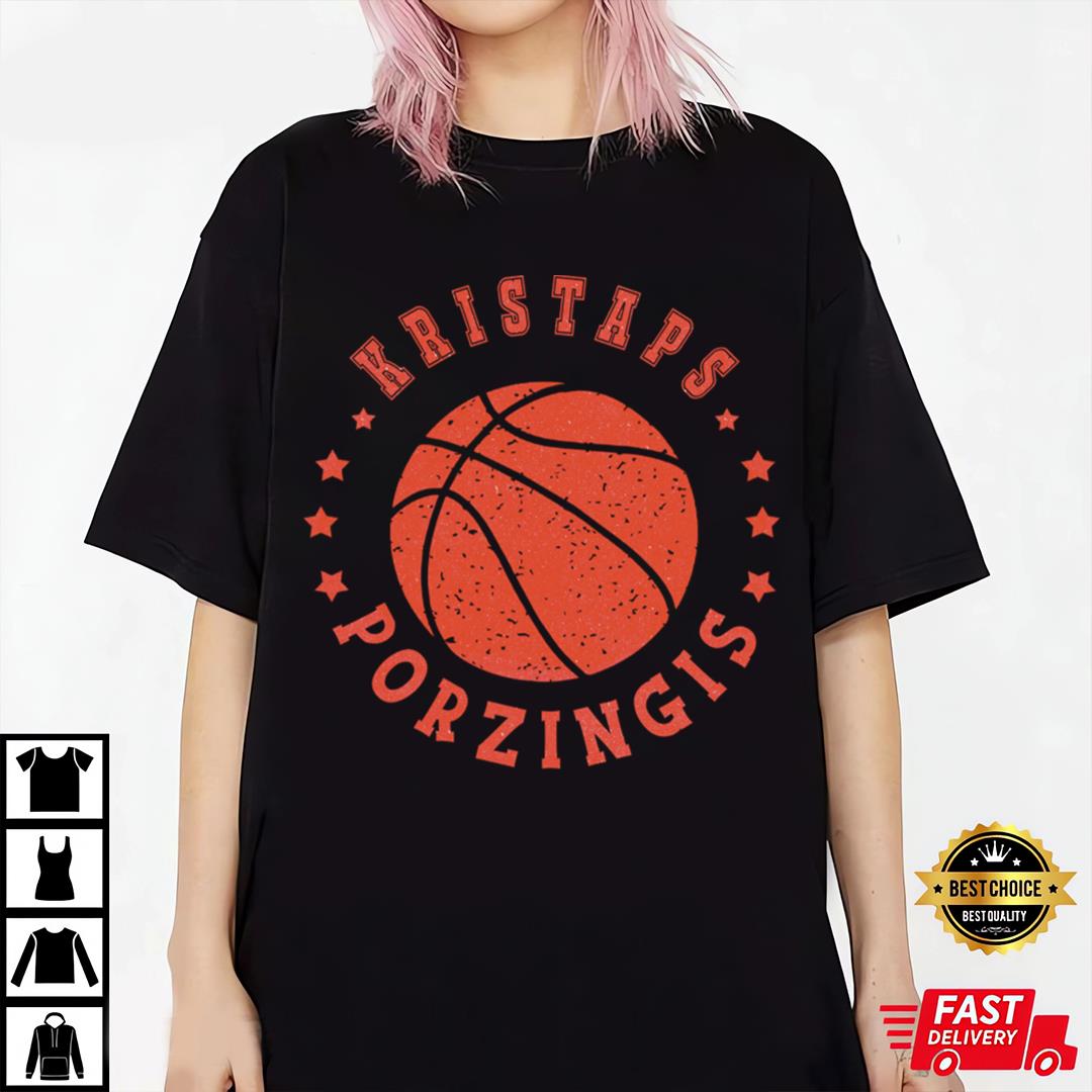 Classic Sports Design Porzingis Beautiful Proud Name Basketball T-Shirt
