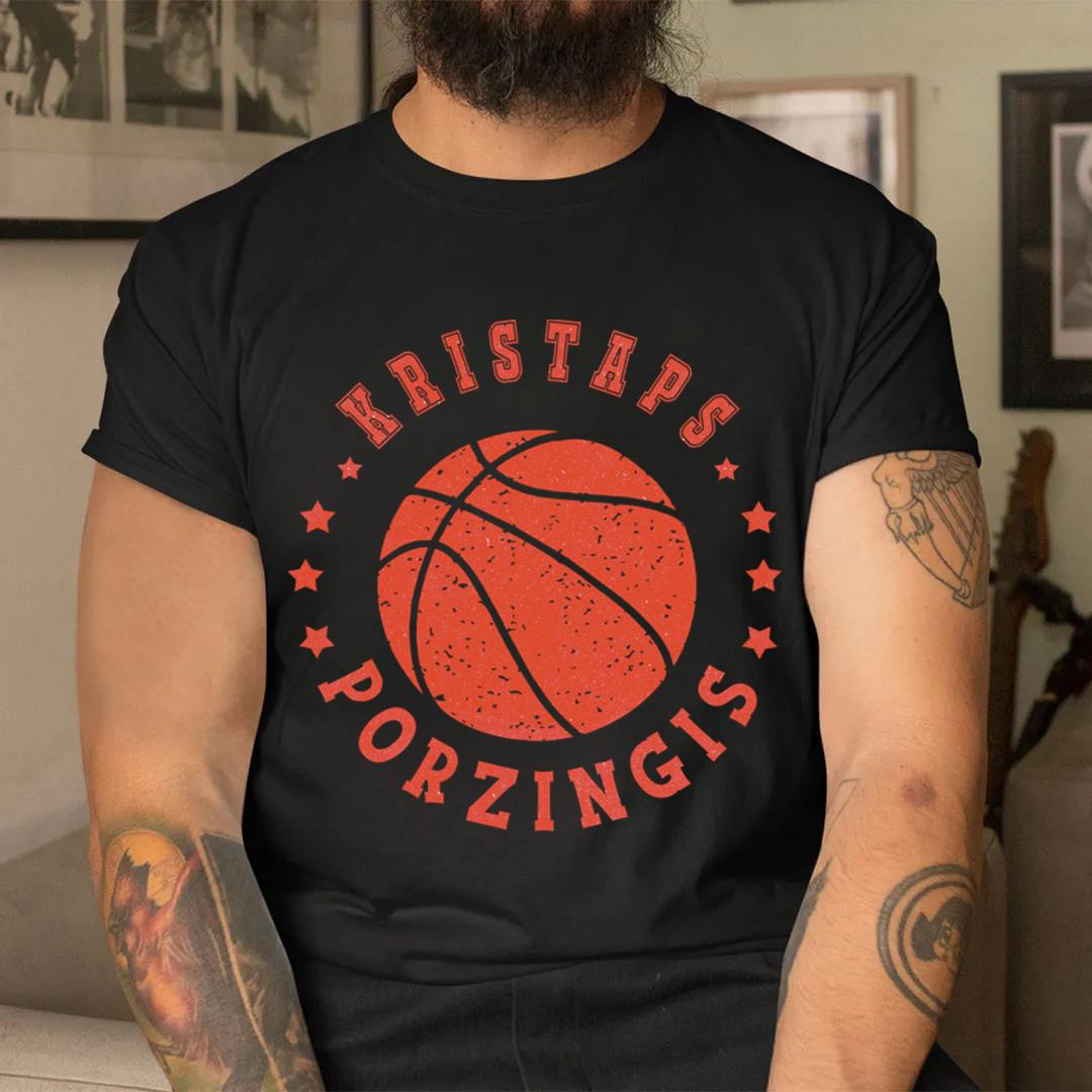 Classic Sports Design Porzingis Beautiful Proud Name Basketball T-Shirt