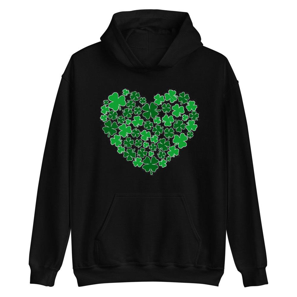 Clover Heart Irish Womens St Patricks Day T-Shirts