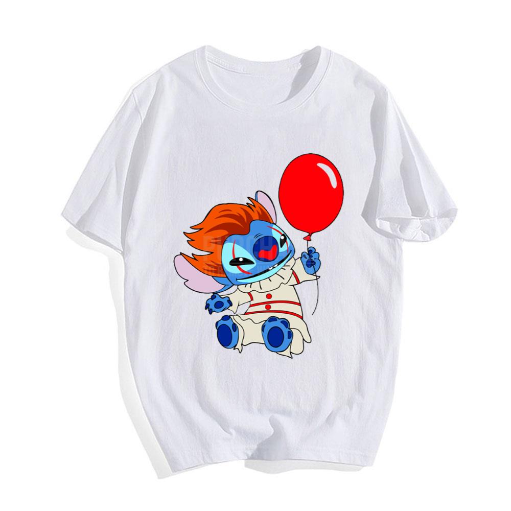 Clown It Bubble x Stitch Halloween T-Shirt