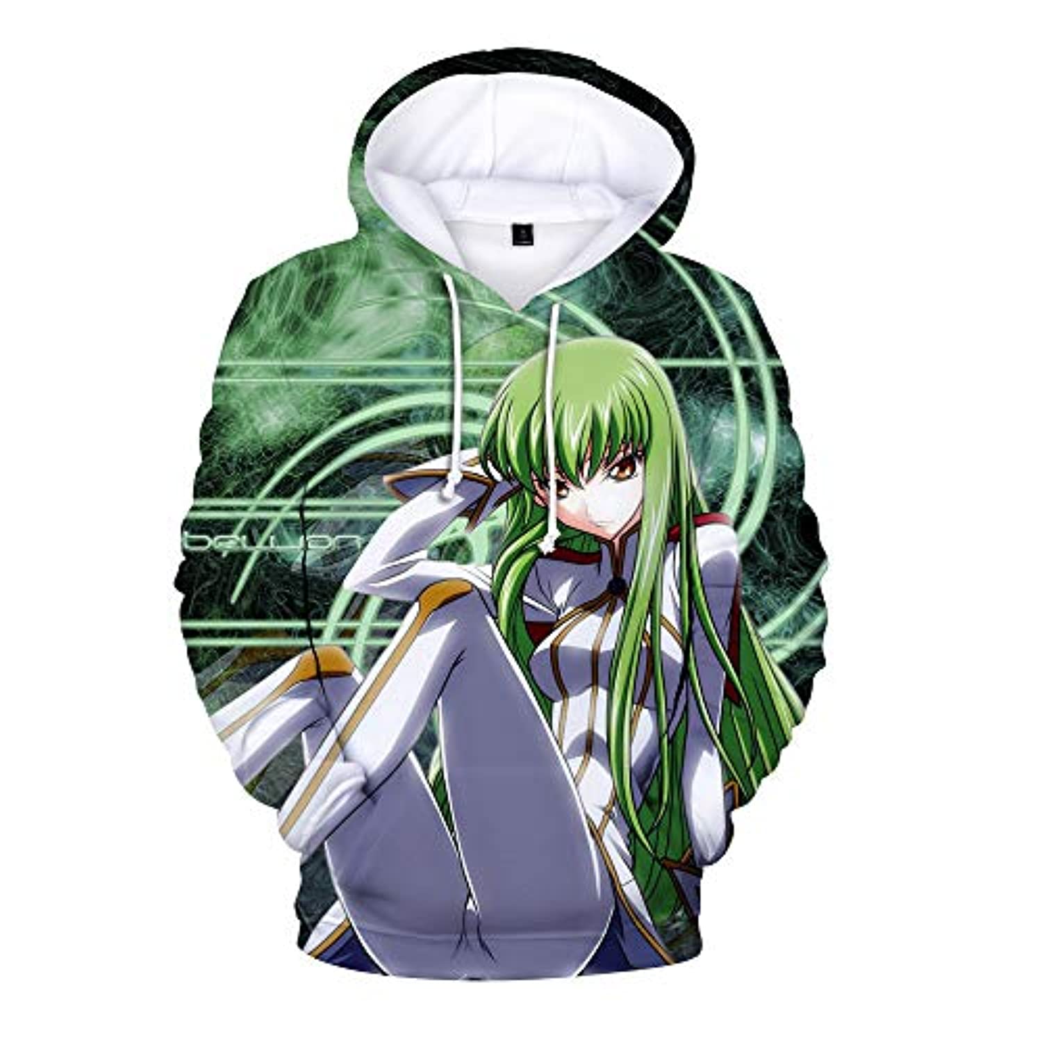 Code Geass Hoodies - C.C.  Unisex 3D Full Print Hooded Pullover Sweaters