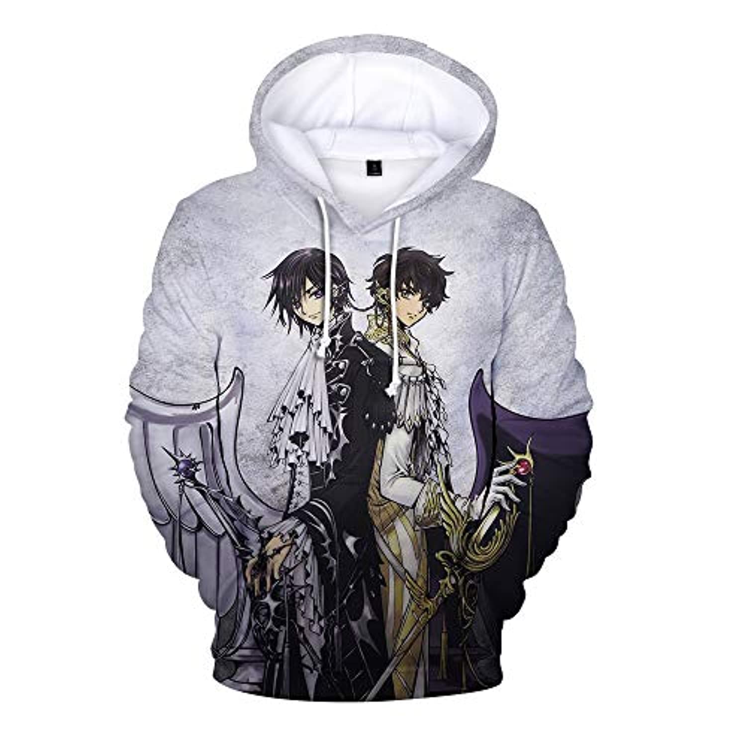 Code Geass Hoodies - Lelouch Lamperouge Suzaku Kururugi Unisex 3D Full Print Hooded Pullover Sweaters