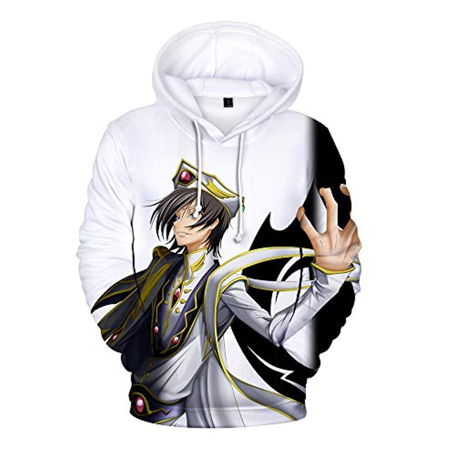 Code Geass Hoodies - Unisex 3D Full Print Hooded Pullover Sweaters