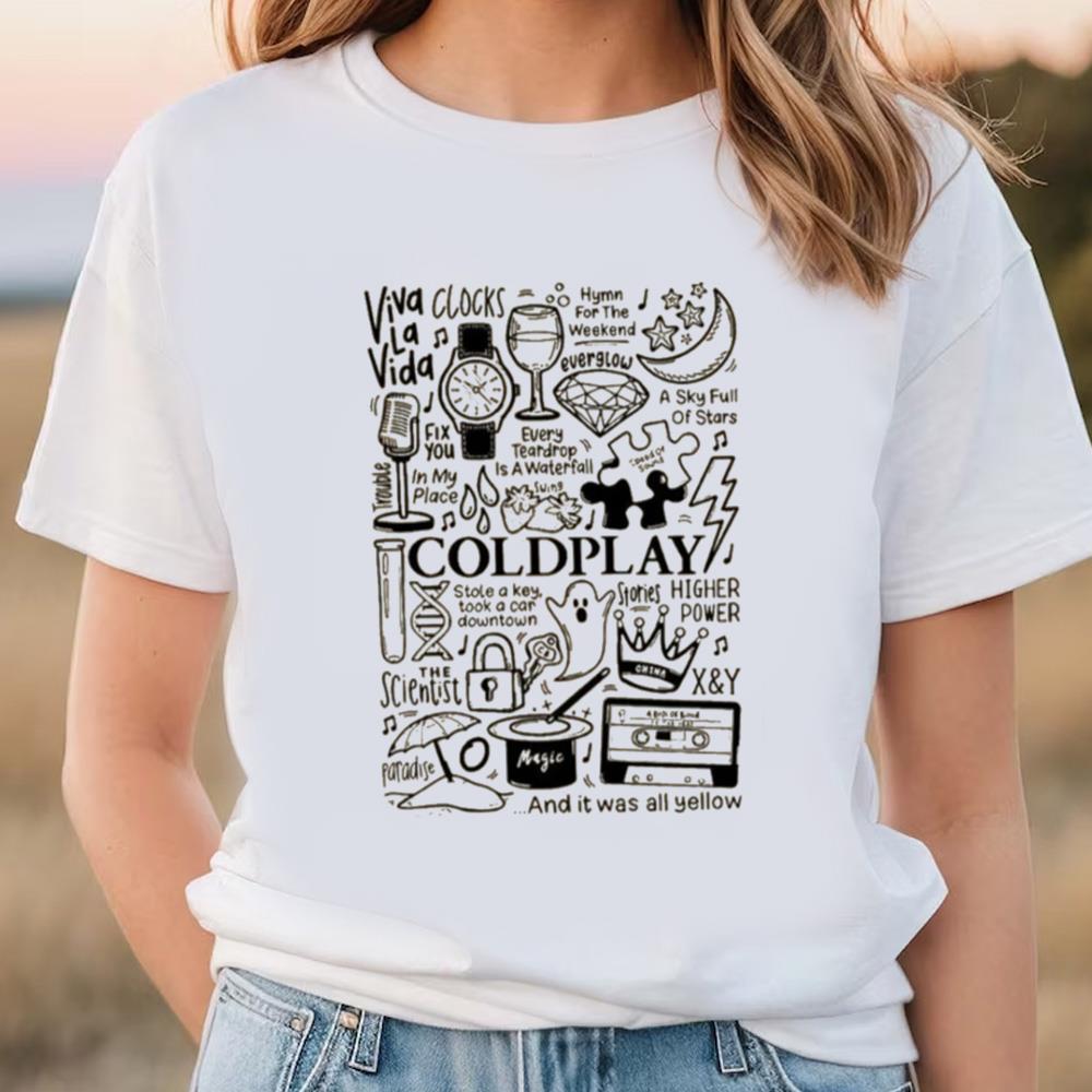 Coldplay Fan Gift, Coldplay 2023 World Tour Shirt