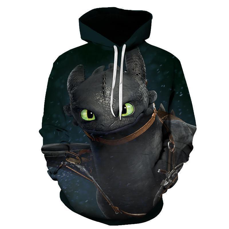 How to Train Your Dragon 3D Hoody Sweatshirt Cartoon Hoodies